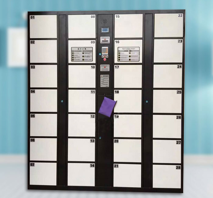 學(xué)校醫(yī)院專用智能寄存柜-指紋智能電子寄存柜 電子儲(chǔ)物柜 刷卡條碼